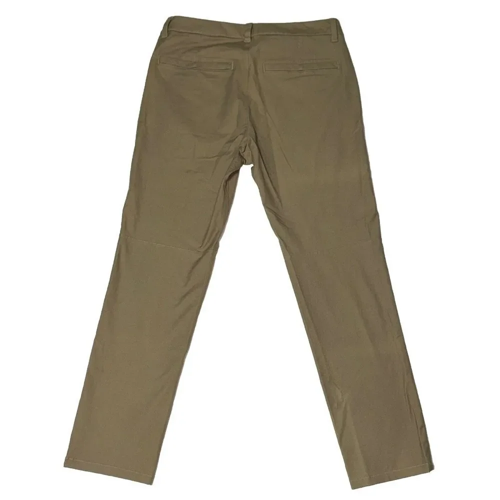 Lululemon Pants Men's 30x27 Khaki Brown ABC Classic-Fit 5 Pocket Trousers Preppy - Picture 3 of 10